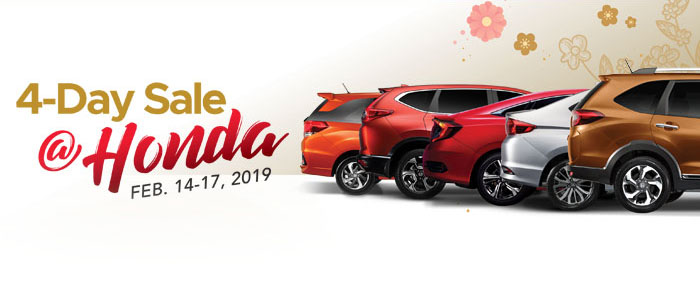 Exciting Deals and Discounts await at Hondaâ€™s 4-Day Sale