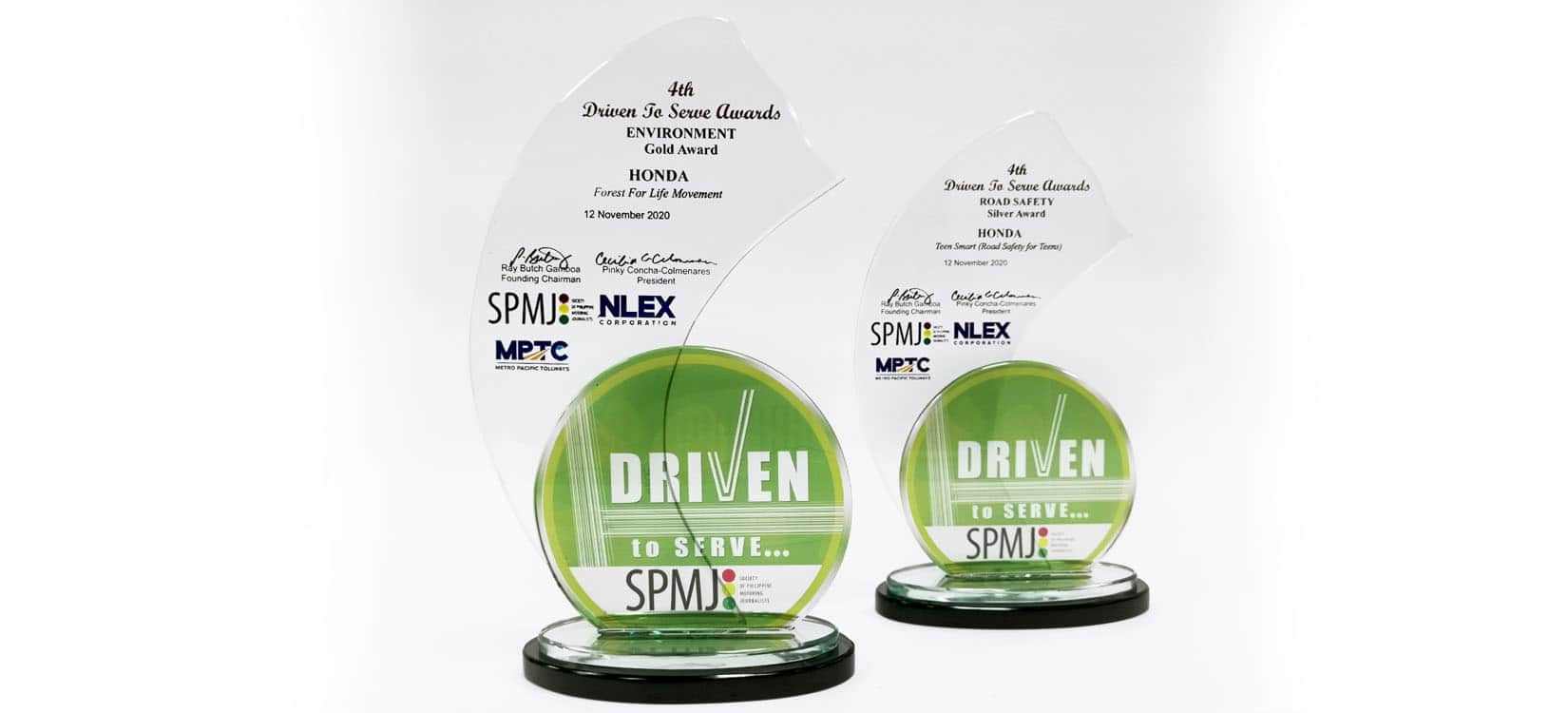 Hondaâ€™s CSR efforts recognized at 4th SPMJ â€˜Driven to Serveâ€™ awards